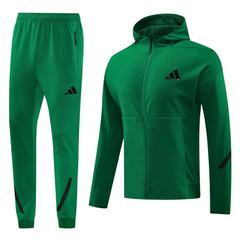 Giacca e pantaloni Adidas Cold Set verdi