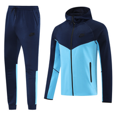 Conjunto de abrigo y pantalón Nike Cold Set azul oscuro y claro