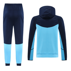 Conjunto de abrigo y pantalón Nike Cold Set azul oscuro y claro