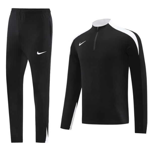 Conjunto de Frio Nike Blusão + Calça Preto e Branco - VENI Futebol