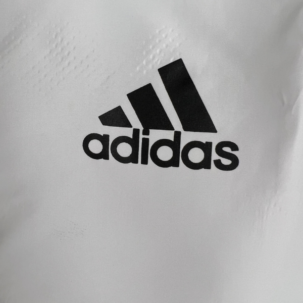 Corta Vento Adidas Branco e Preto - VENI Futebol
