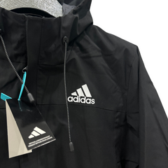 Chaqueta cortavientos negra Adidas