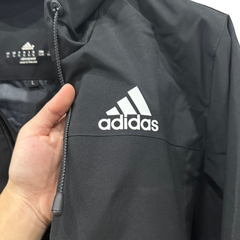 Chaqueta cortavientos negra Adidas