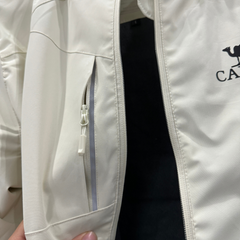 Camel Beige Windbreaker Jacket