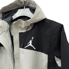 Jordan Black and Grey Windbreaker Jacket