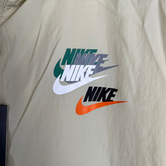 Corta Vento Nike Bege e Azul - VENI Futebol