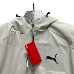 Chaqueta cortavientos beige de Puma