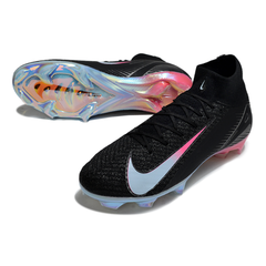 Nike Air Zoom Mercurial Superfly 10 Elite Black Blue and Pink Firm Ground FG Football Boot