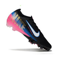Nike Air Zoom Mercurial Vapor 16 Elite Black Pink and Blue Firm Ground FG Football Boot