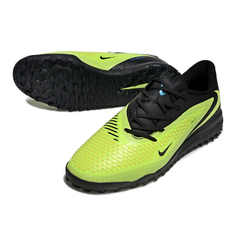 Nike Phantom 6 Academy Black and Fluorescent Green Turf TF Football Boot