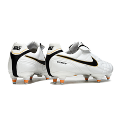 Botas de fútbol Nike Tiempo Legend 5 Elite blancas con tacos mixtos SG