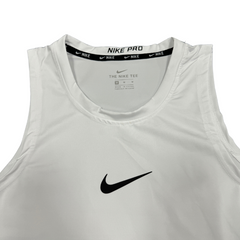 Camiseta de tirantes blanca Nike