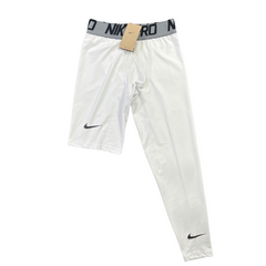 Pantalones base Nike Pro blancos