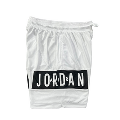 Pantalones cortos Jordan blancos y negros