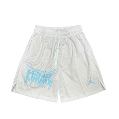 Jordan White and Light Blue Shorts