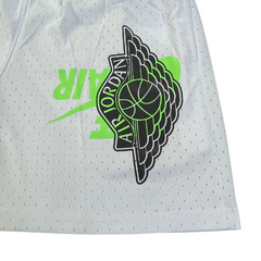 Nike Air Jordan White Black Green Red Shorts