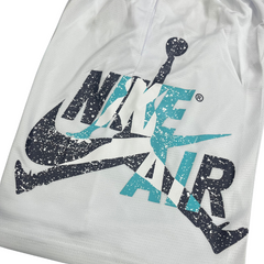 Nike Air Jordan White Grey Blue Shorts