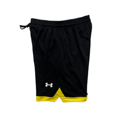 Pantaloncini neri e gialli Under Armour 