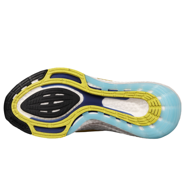 Tênis Adidas Ultraboost Light Amarelo, Roxo e Azul - VENI Futebol