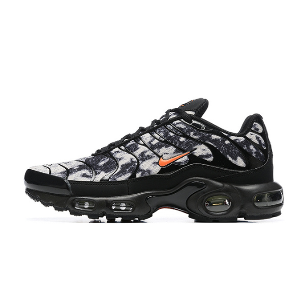Tênis Nike Air Max Plus TN Branco, Preto e Cinza - VENI Futebol