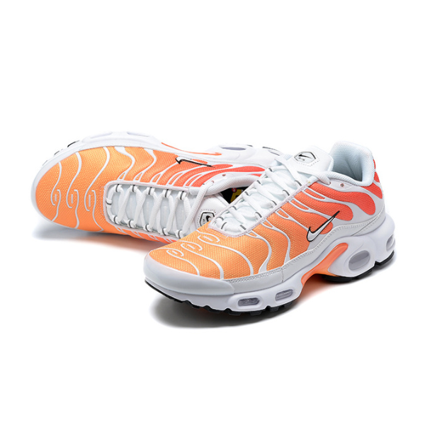 Tênis Nike Air Max Plus TN Branco e Laranja - VENI Futebol