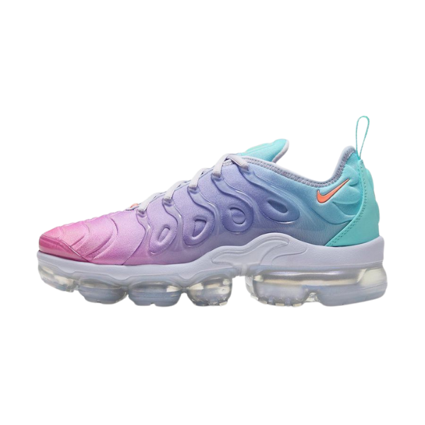 Tênis Nike Air VaporMax Plus Branco, Azul e Roxo Claro - VENI Futebol