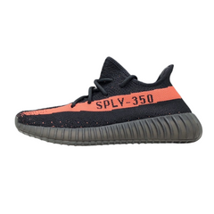 Zapatillas casuales Adidas Yeezy Boost 350V2 negras y rojas
