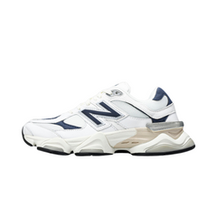 Scarpe casual New Balance 9060 bianche e blu navy