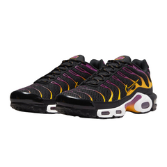 Scarpe casual Nike Air Max Plus TN nere e oro universitario