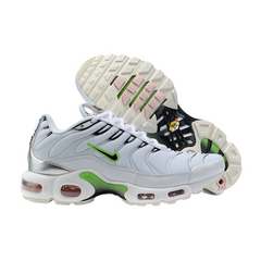 Scarpe casual Nike Air Max Plus TN bianche argento verdi