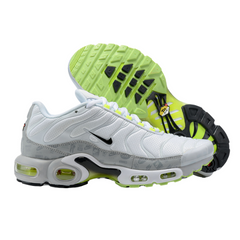 Zapatillas casuales Nike Air Max Plus TN blancas, grises y verdes