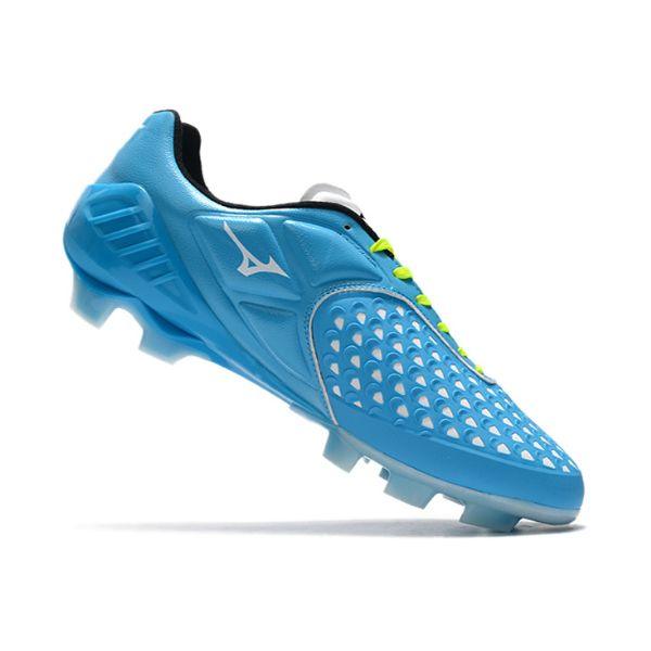 Chuteira Mizuno Wave Ignitus 4 Branca e Azul - VN Esportes
