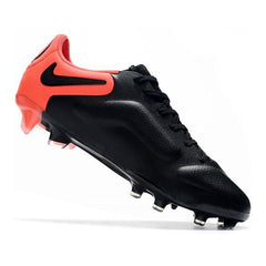 Chuteira Nike Tiempo 9 Legend FG Preto e Laranja - VN Esportes
