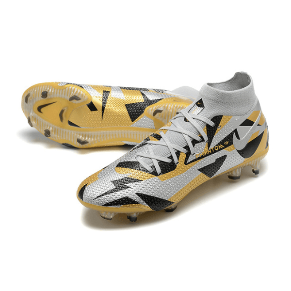 Chuteira Campo Nike Phantom GT 2 DF Elite FG Amarela,Cinza e Preta - VN Esportes
