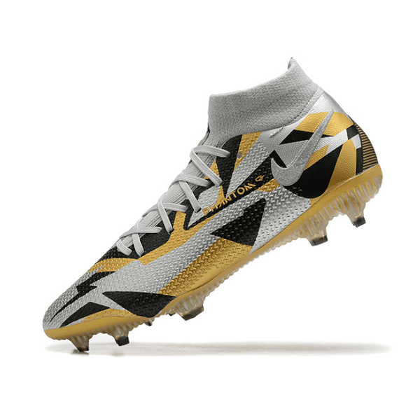 Chuteira Campo Nike Phantom GT 2 DF Elite FG Amarela,Cinza e Preta - VN Esportes
