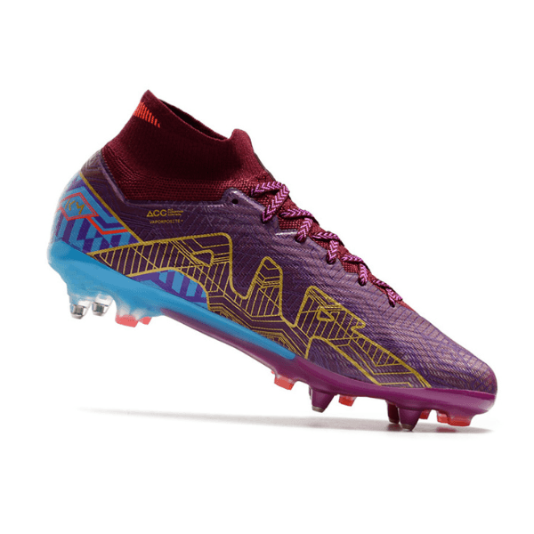 Chuteira Campo Nike Zoom Mercurial Superfly 9 Elite SG Ponta de Aluminio Roxa Mbappe - VN Esportes