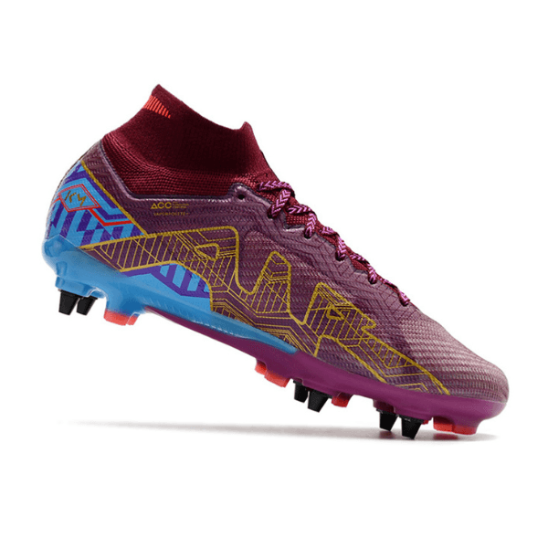 Chuteira Campo Nike Zoom Mercurial Superfly 9 Elite SG Trava Mista Roxa Mbappe - VN Esportes