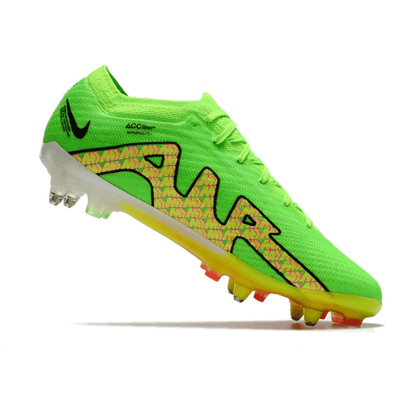 Chuteira Campo Nike Zoom Mercurial Vapor 15 Elite SG Ponta de Aluminio Verde e Amarela - VN Esportes