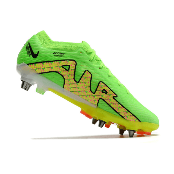 Chuteira Campo Nike Zoom Mercurial Vapor 15 Elite SG Trava Mista Verde e Amarela - VN Esportes