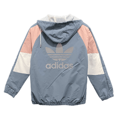 Corta Vento Adidas Azul,Rosa e Branco - VN Esportes