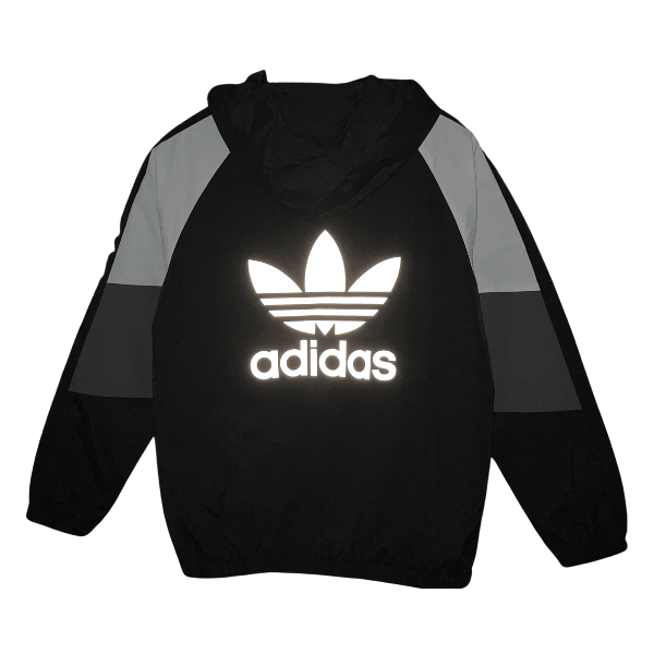 Corta Vento Adidas Preto,Branco e Cinza - VN Esportes