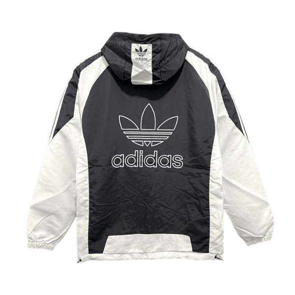 Corta Vento Adidas Preto e Branco - VN Esportes