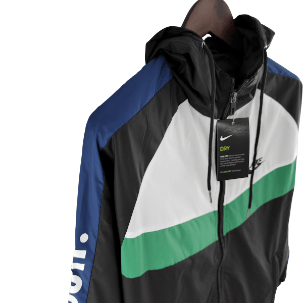 Corta Vento Nike Preto,Branco e Verde - VN Esportes
