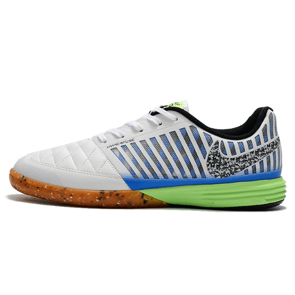 Chuteira Futsal Nike Lunar Gato II IC Branca,Azul e Verde - VN Esportes