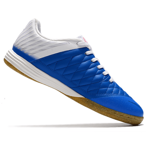 Chuteira Futsal Nike Lunar Gato II IC Branca e Azul - VN Esportes