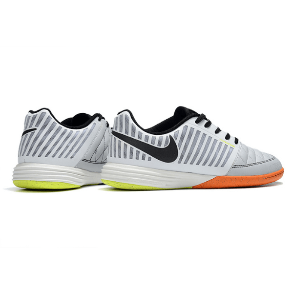 Chuteira Futsal Nike Lunar Gato II IC Branca e Cinza - VN Esportes