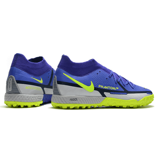 Chuteira Nike Phantom GT 2 Pro DF TF Azul e Branca - VN Esportes