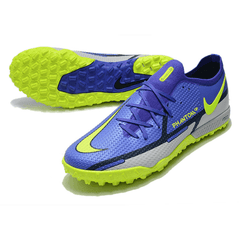 Chuteira Nike Phantom GT 2 Pro TF Azul e Branca - VN Esportes