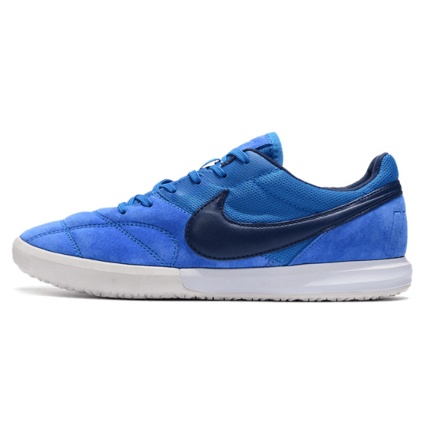 Chuteira Futsal Nike Premier II IC Azul e Branca - VN Esportes