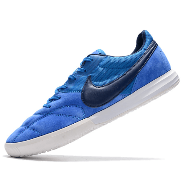 Chuteira Futsal Nike Premier II IC Azul e Branca - VN Esportes